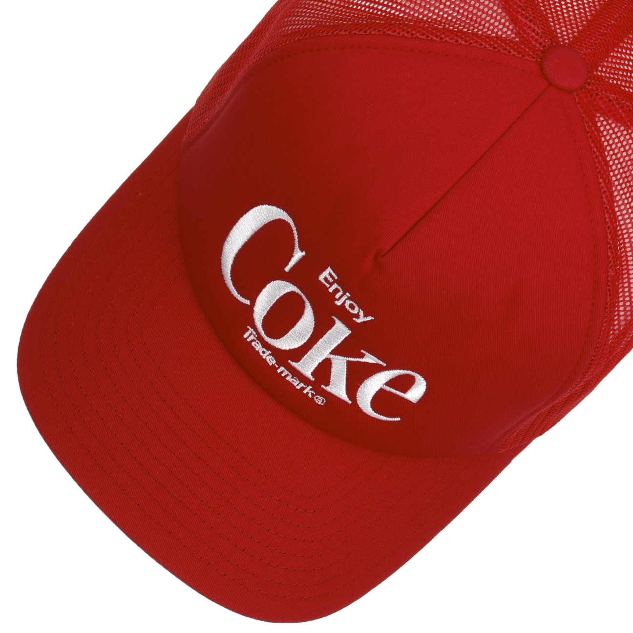 Coca Cola Enjoy Mp Trucker Cap By Brixton