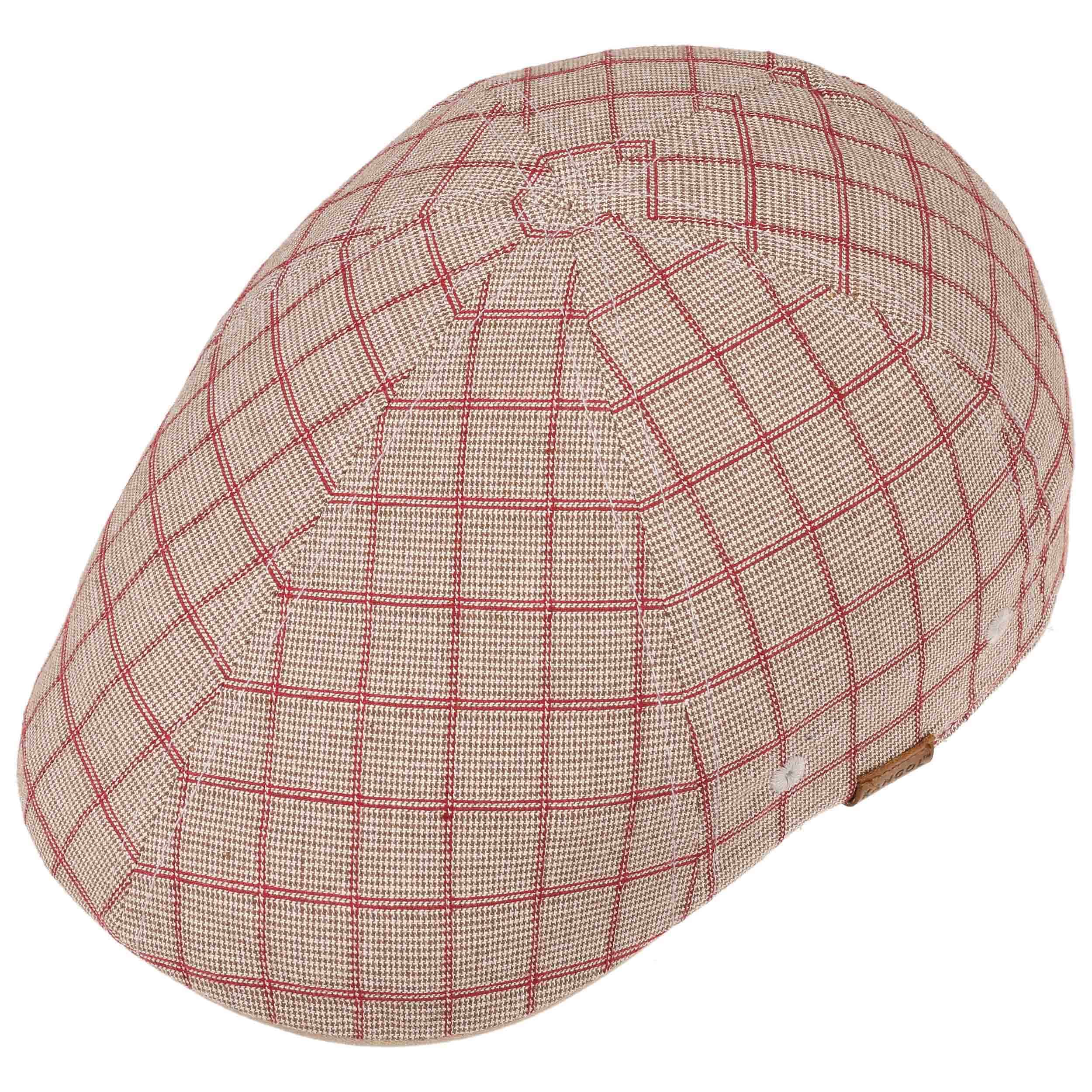 Pattern Flexfit Check Flat Cap By Kangol