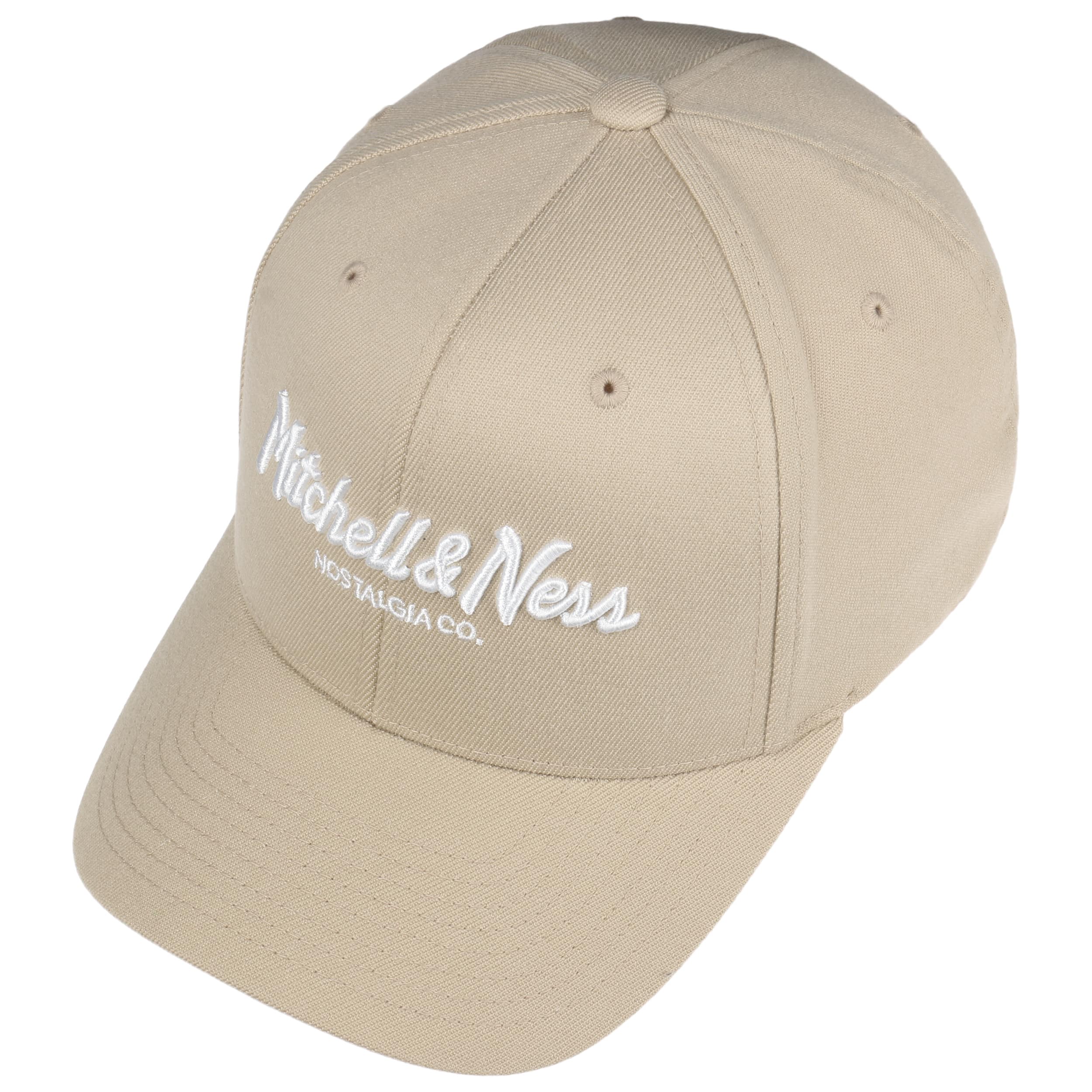 110 Pinscript Brand Cap by Mitchell Ness --> Shop Hats, Beanies