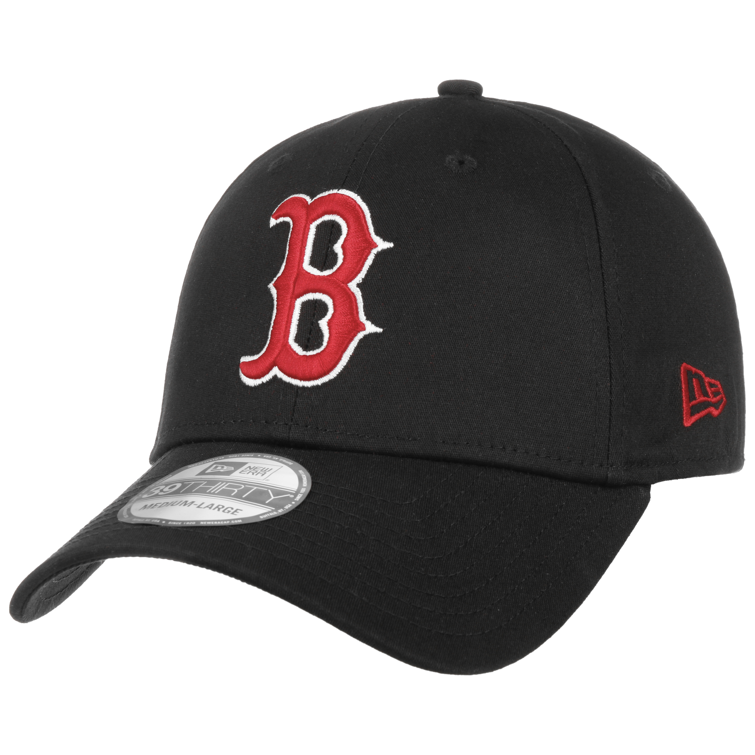 New Era Essential 39Thirty Boston Red Socks Cap Black