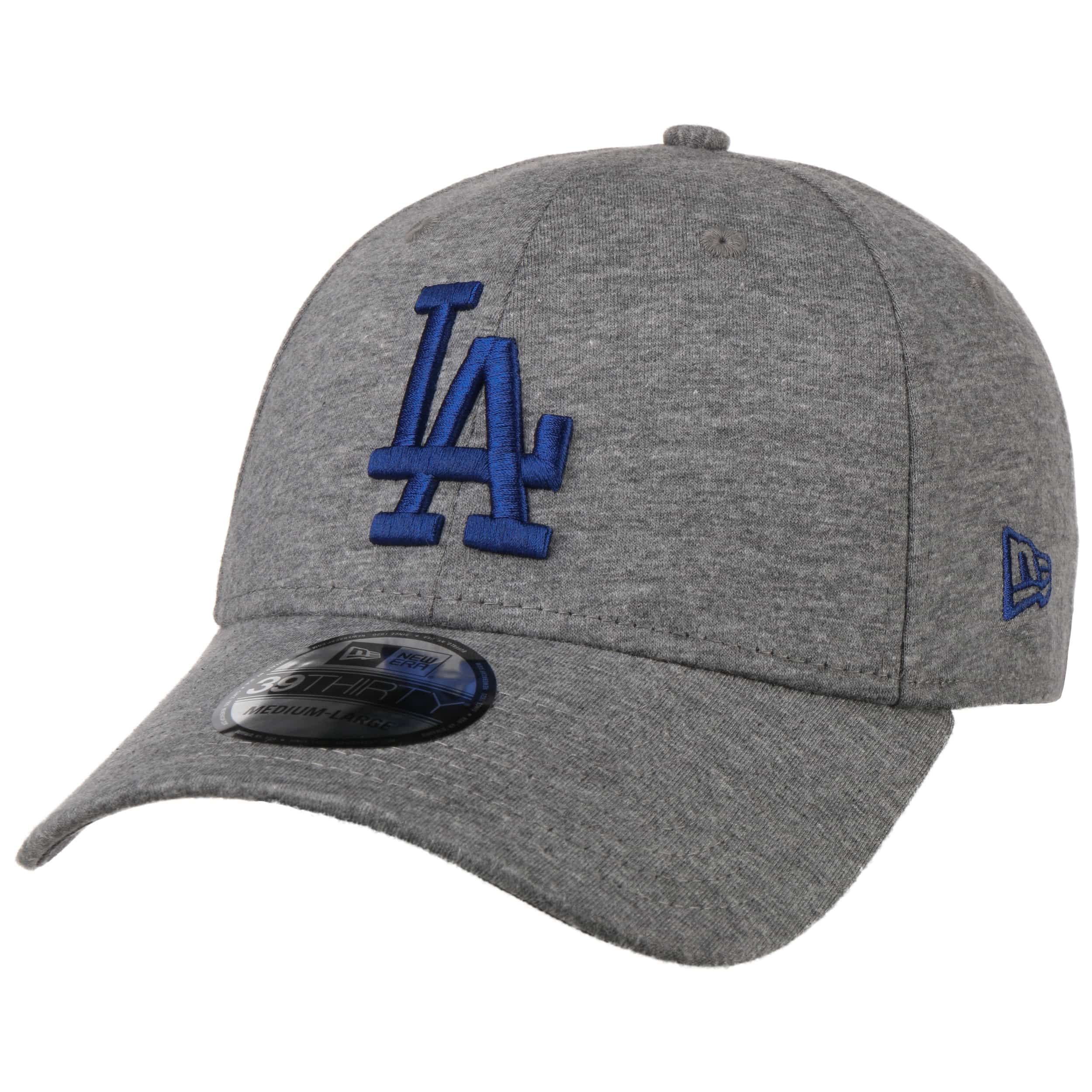 Los Angeles Dodgers Jersey Essential 9Forty Heather Dark Grey/White Flexfit  - New Era cap