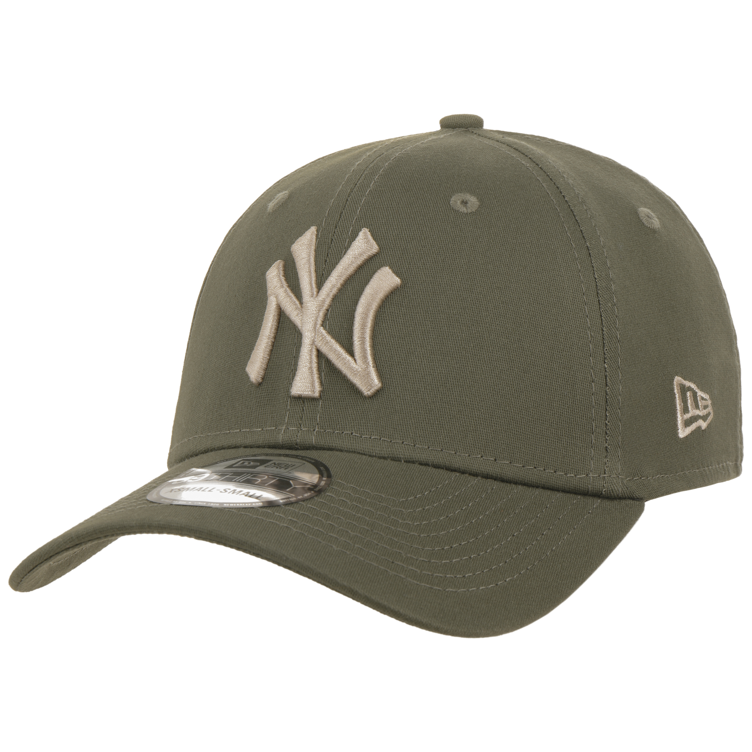Caps New Era 3930 MLB League Essential NY Olive