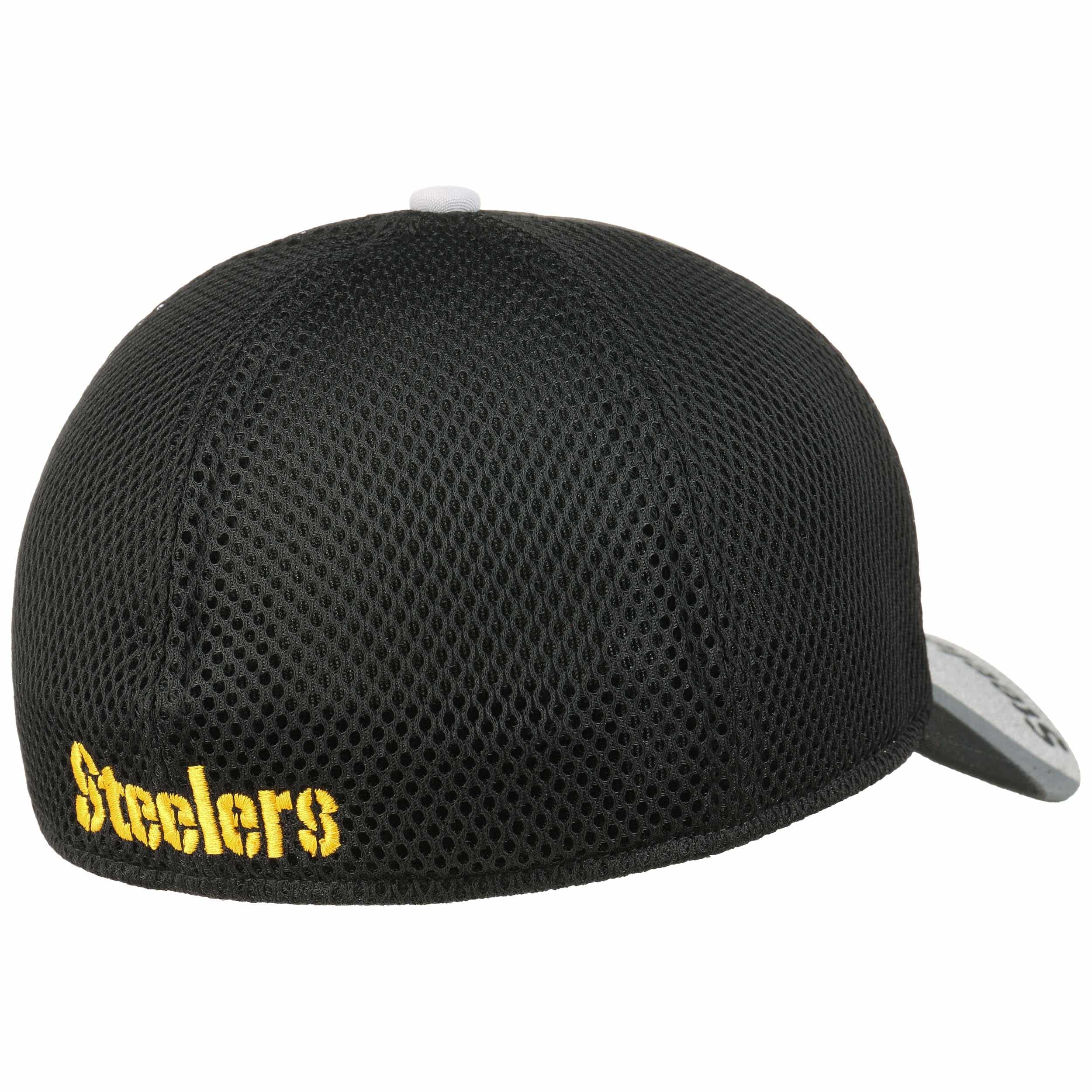 Men's New Era Gold Pittsburgh Steelers Team Classic Throwback 39THIRTY Flex  Hat