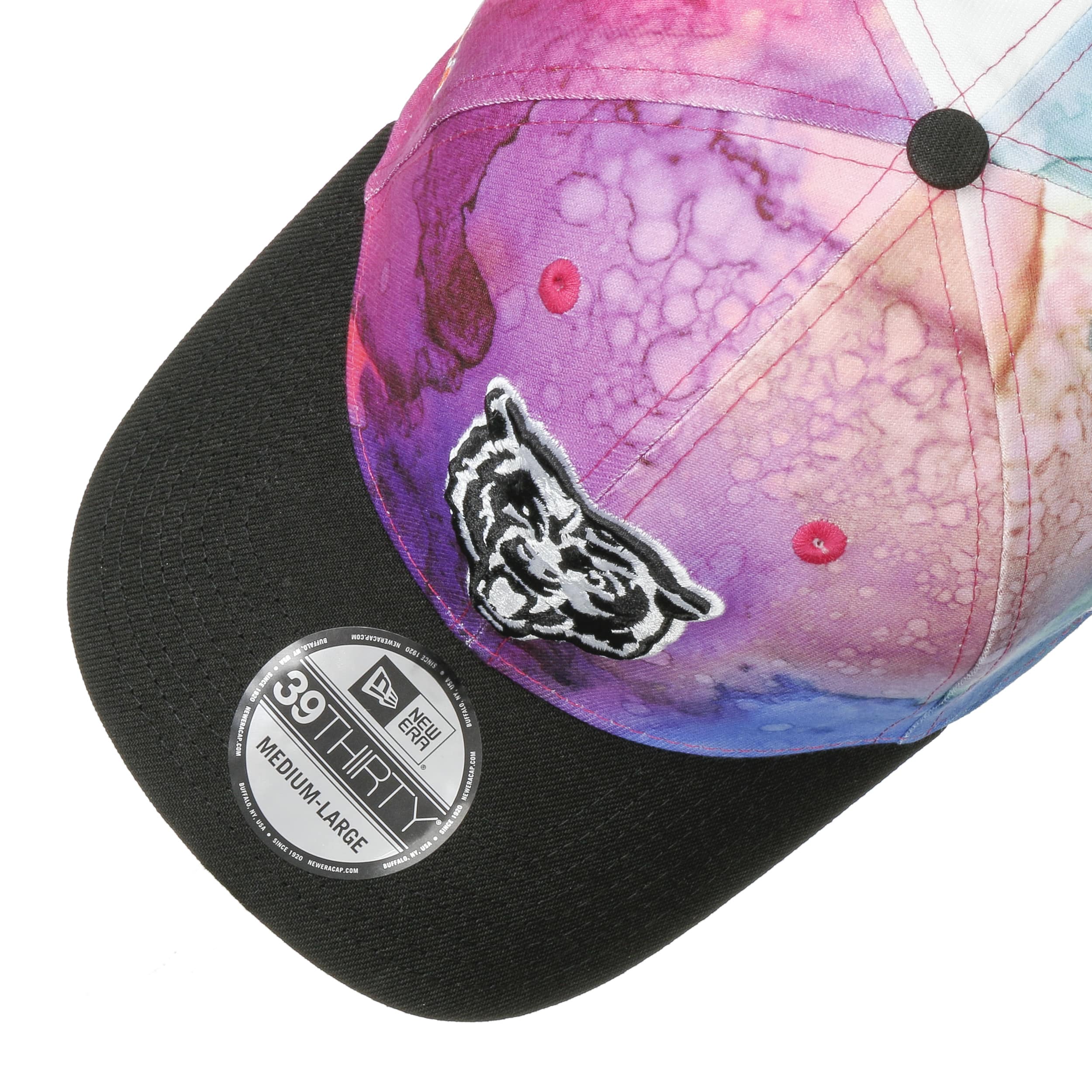 New Era Chicago Bears Crucial Catch Tie Dye 39Thirty Stretch Fit Hat - M/L