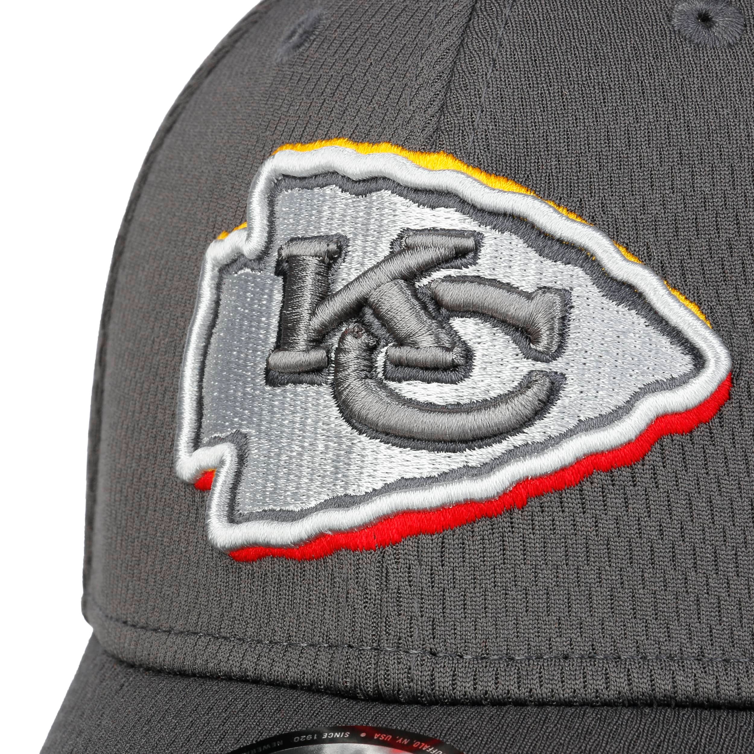 New Era 39Thirty Cappello MLB Kansas City Chiefs, Taglia L/XL, Stretch Fit, Cotone E Elastan, Logo Ricamato