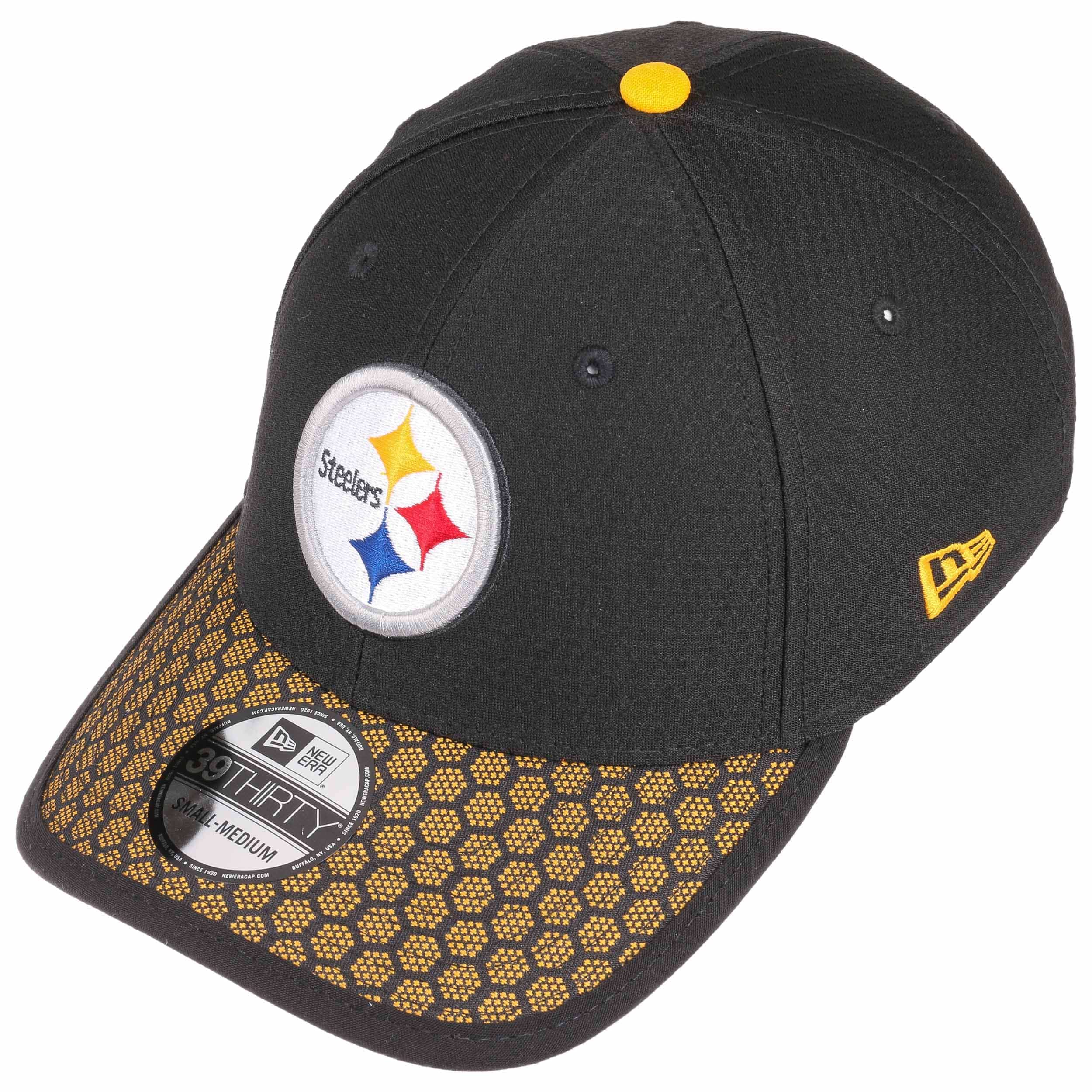 Pittsburgh Steelers New Era 2023 Sideline Adjustable Visor - White/Black