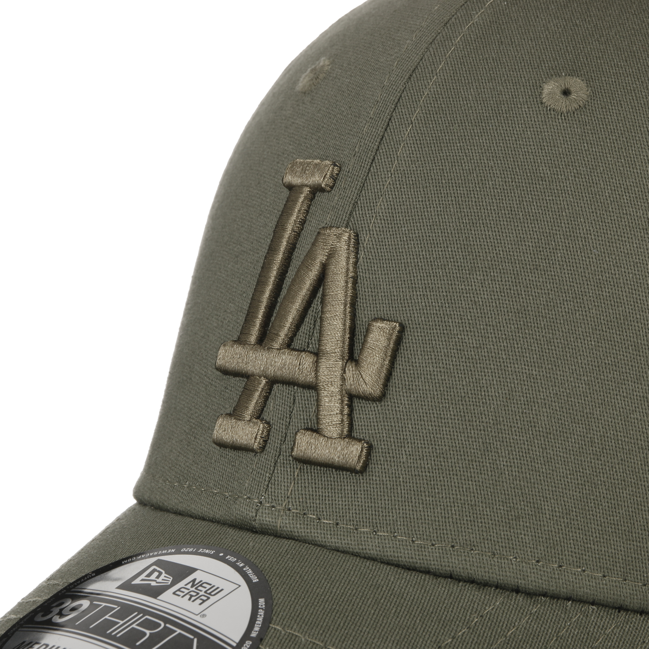 New Era 39THIRTY Stretch Cap - Los Angeles Dodgers Olive S/M