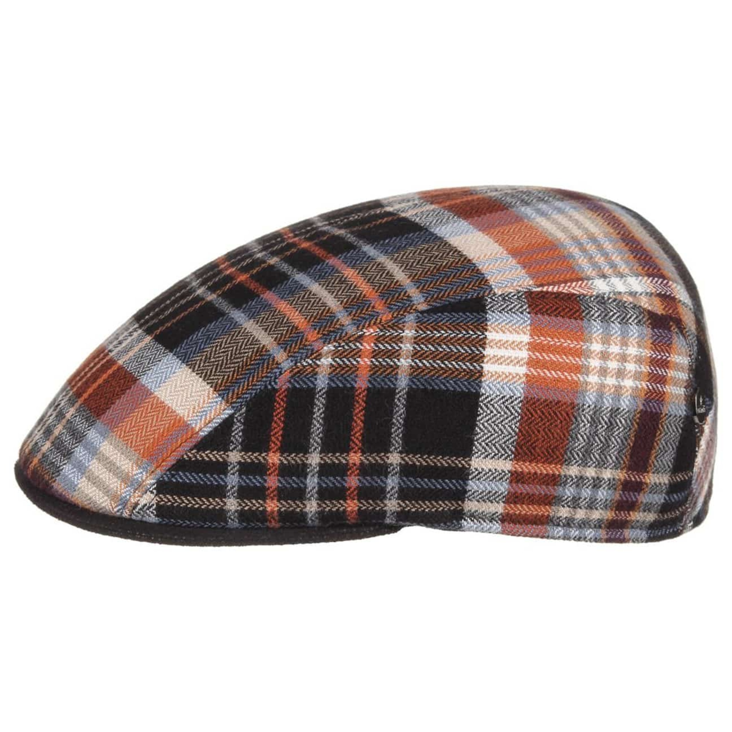 Checked Flat Cap by Lierys - 44,95