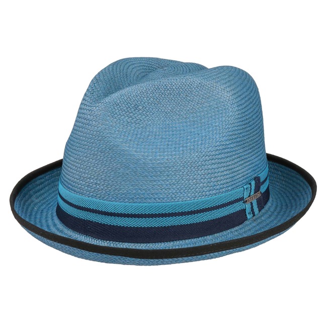 turquoise Hat trilby man or woman trilby summer