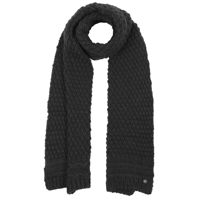 black knit shawl