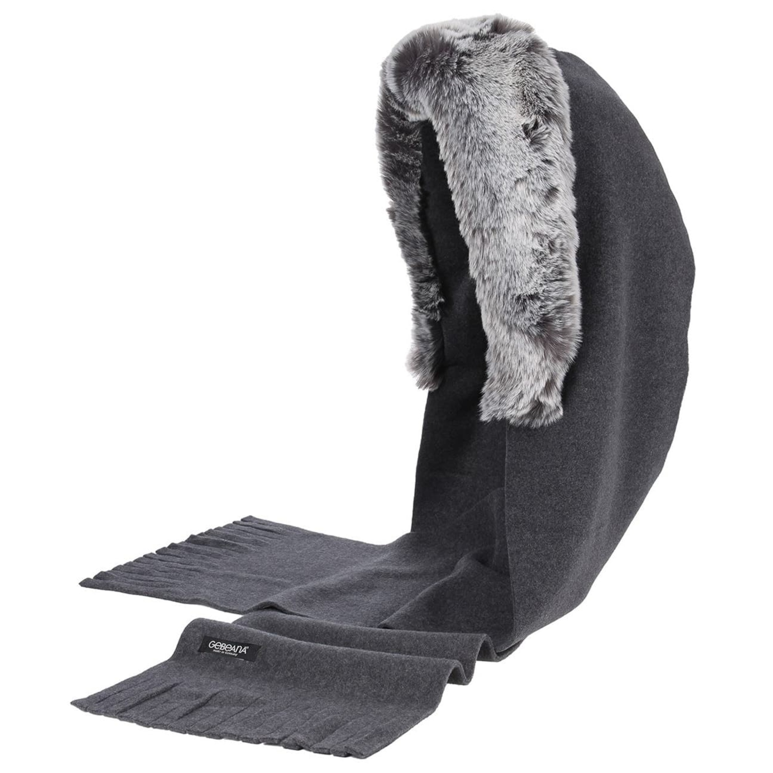 EN hooded fleece  scarf