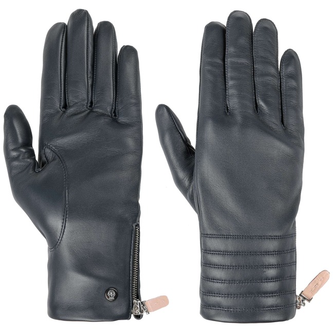 Wrist Zip Leather Gloves by Roeckl 103,95