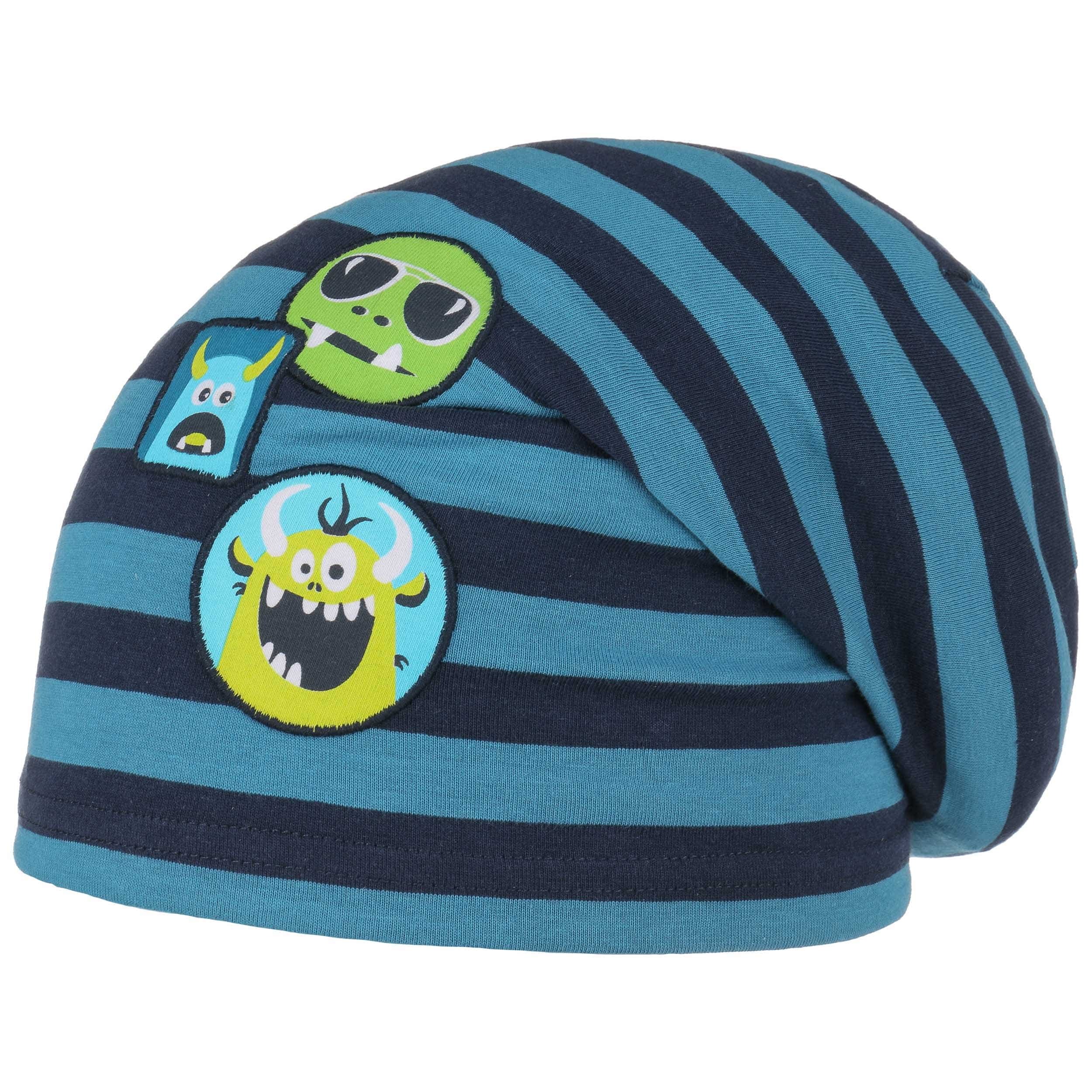 jersey monster stripes kids beanie