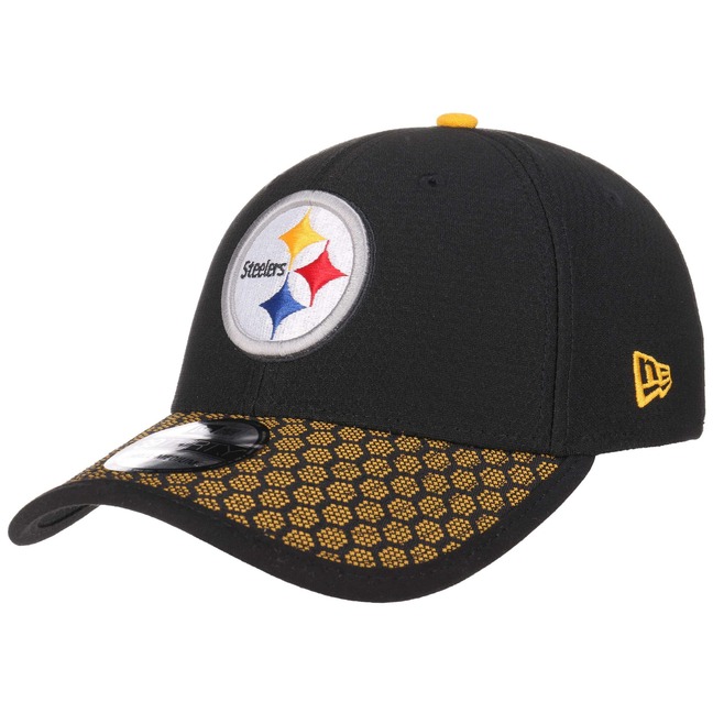 80-90s USA製 NFL ブラックレザーキャップ Steelers