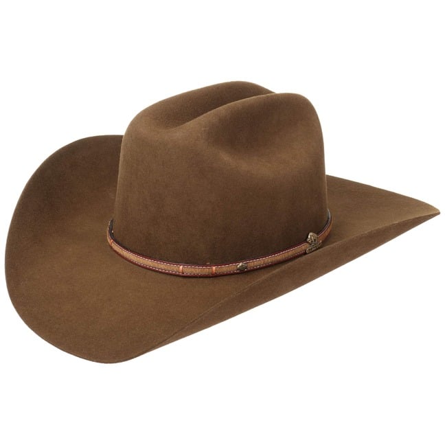 Chapeau De Cowboy Authentic Western Trail – PrimeFelt, Taille 6-3/4