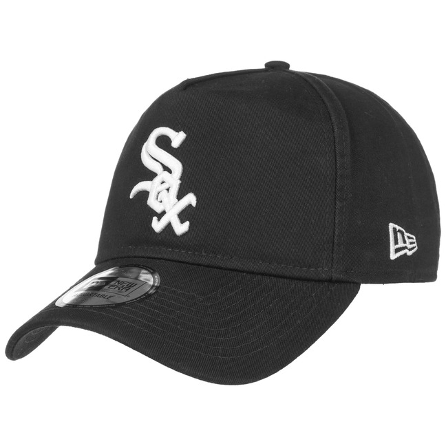  MLB Chicago White Sox Black with Scarlet and White 59FIFTY  Fitted Cap : Sports Fan Baseball Caps : Sports & Outdoors