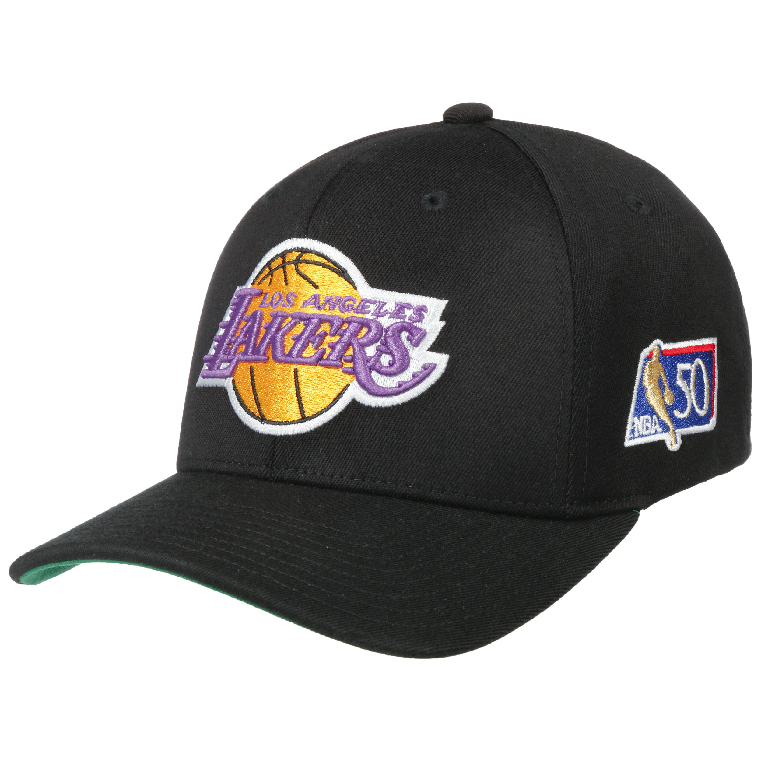 Mitchell & Ness Los Angeles Lakers STA3 Wool Snapback Cap Gold