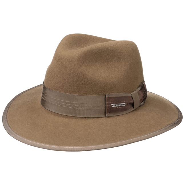 STETSON CRUSHABLE Vita FELT WOOL100%　美品 Ponsford-Traveller-VitaFelt-