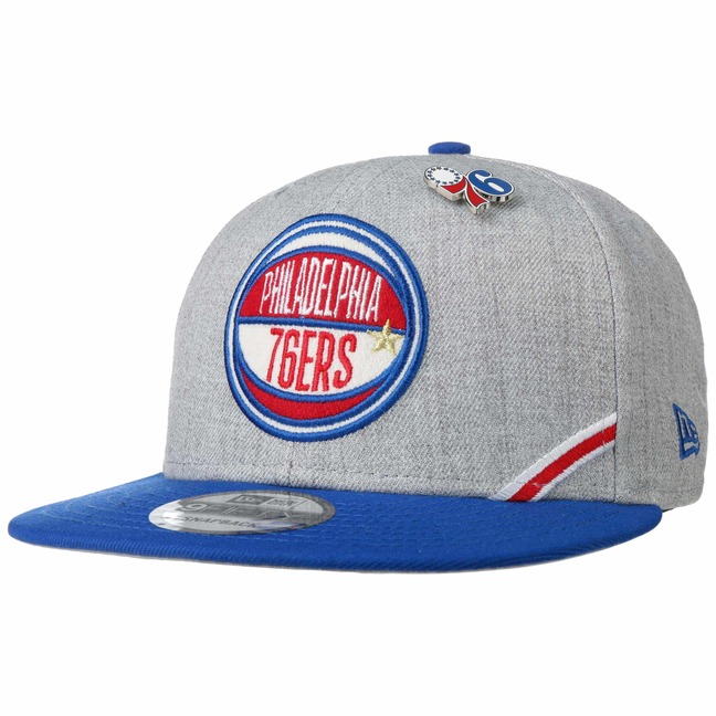 9Fifty DRAFT Heather 76ers Cap by New 