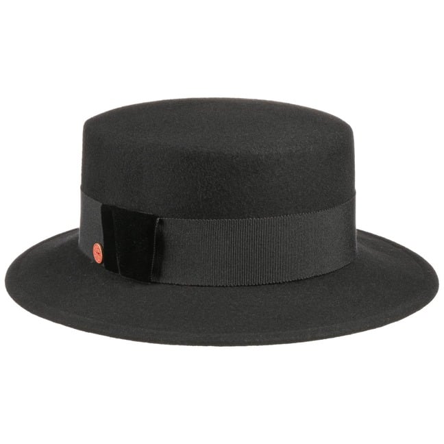 Peppina Soft Wool Boater Hat by Mayser 