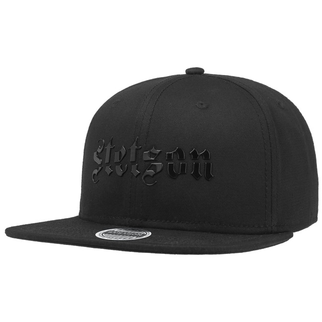 Black Lettering Cotton Cap by Stetson - 39,00