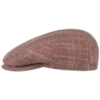 maroon flat cap