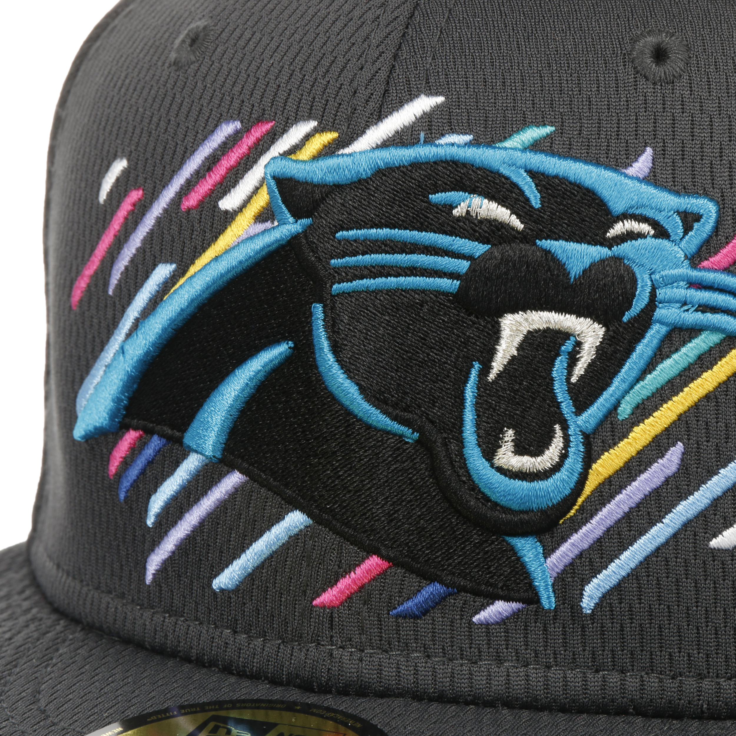 Carolina PANTHERS NFL circle circuit 59fifty New Era Cap