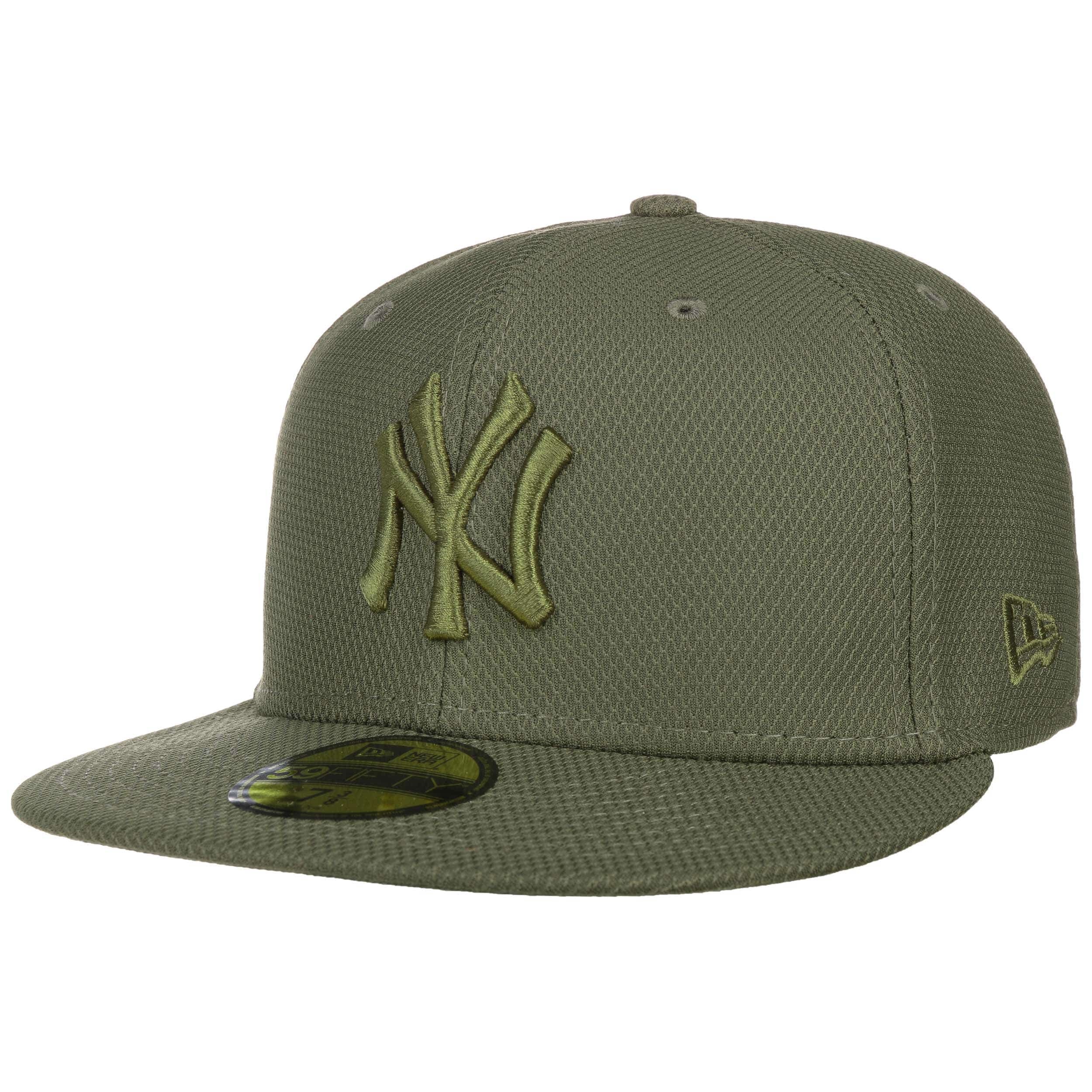 Olive green cheap yankees hat