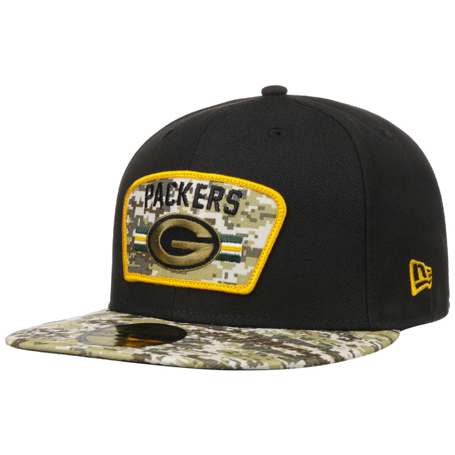 Green Bay Packers 2023 Salute to Service 59FIFTY Fitted Hat, Gray - Size: 7 5/8, NFL by New Era