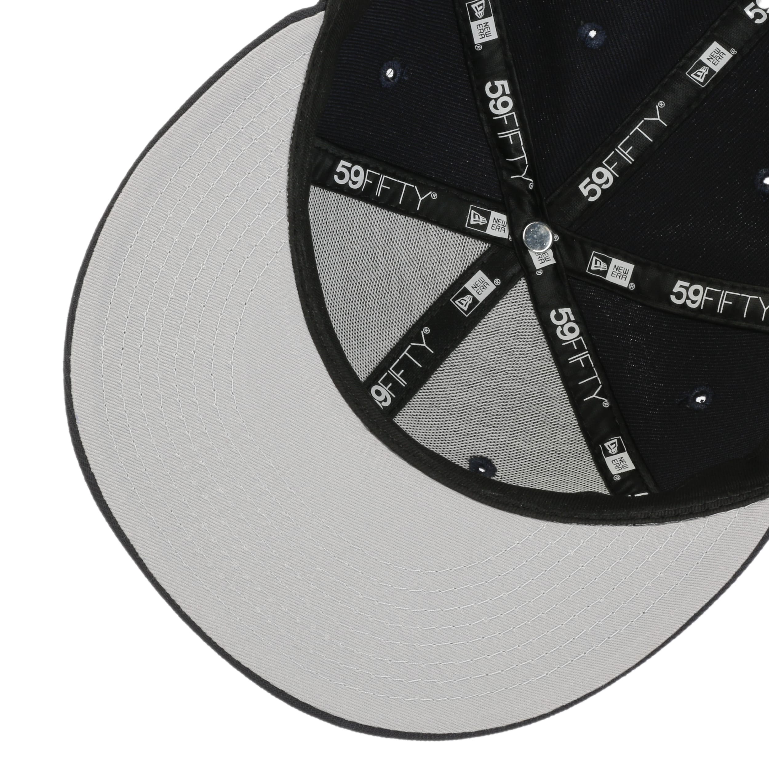 Houston Astros New Era 5950 League Basic Fitted Hat - Black/White