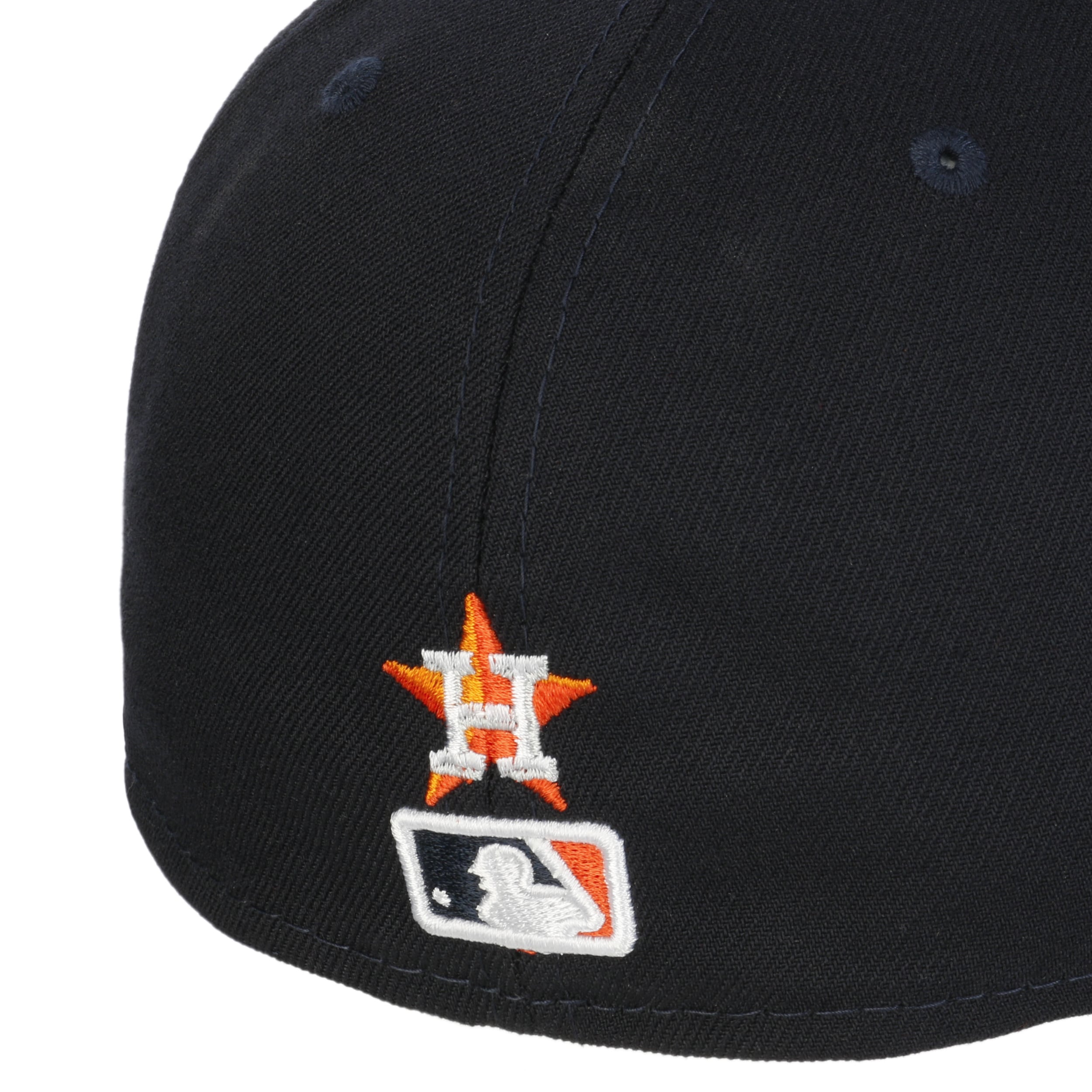 New Era 59Fifty Houston Astros Fitted Hat 7 5/8, Orange, Black MLB