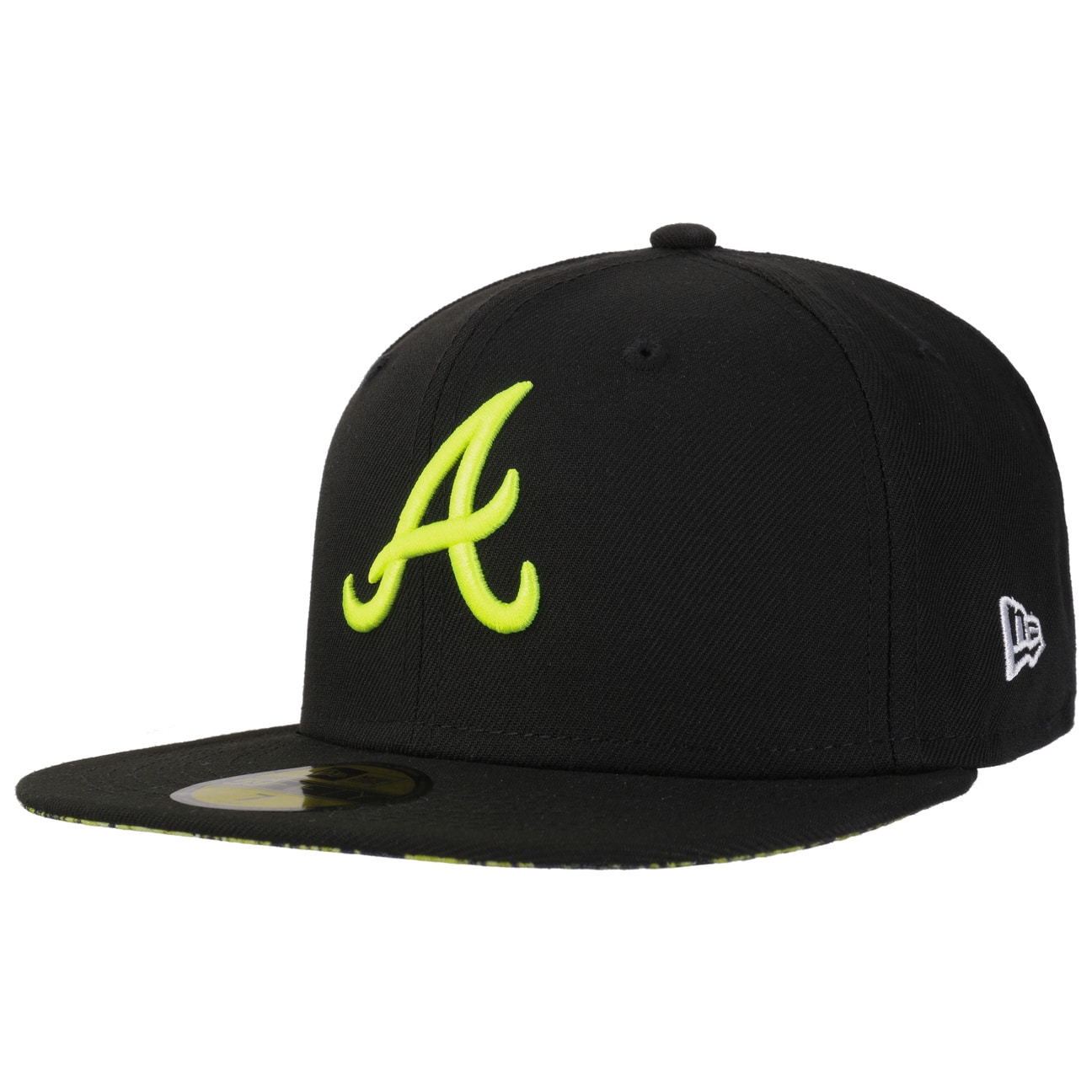 59Fifty MLB Neon Logo Braves Cap by New Era --> Shop Hats, Beanies