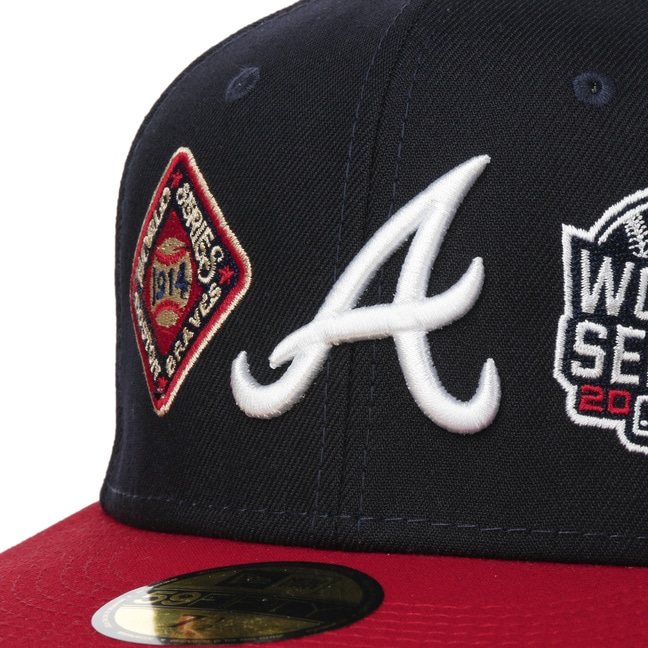 59Fifty MLB World Series Braves Cap by New Era