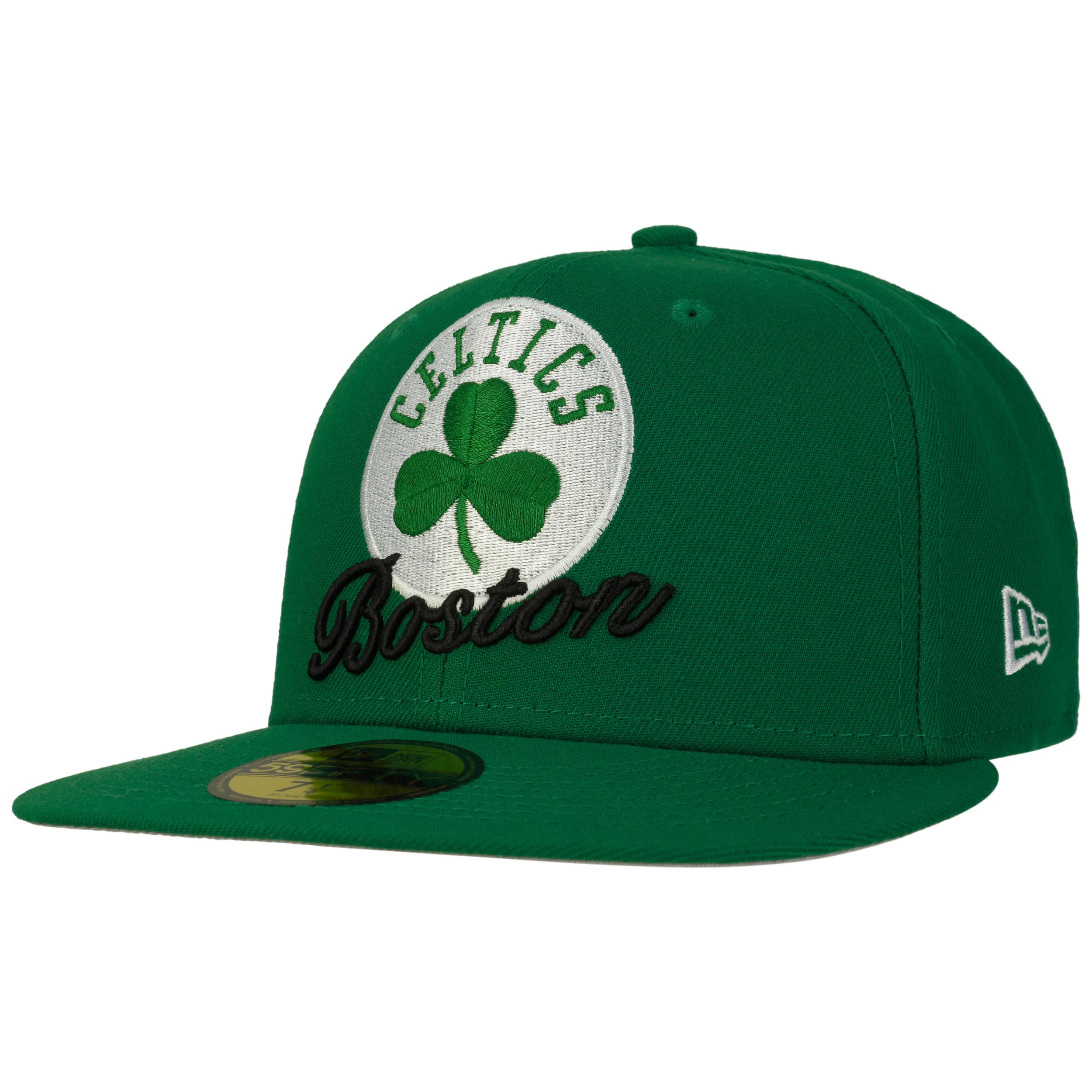 New Era Men's New Era Black Boston Celtics Quilted 59FIFTY Fitted Hat