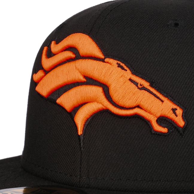 New Era 59Fifty Denver Broncos League Basic Game Oceanside Blue Fitted Hat  - Billion Creation