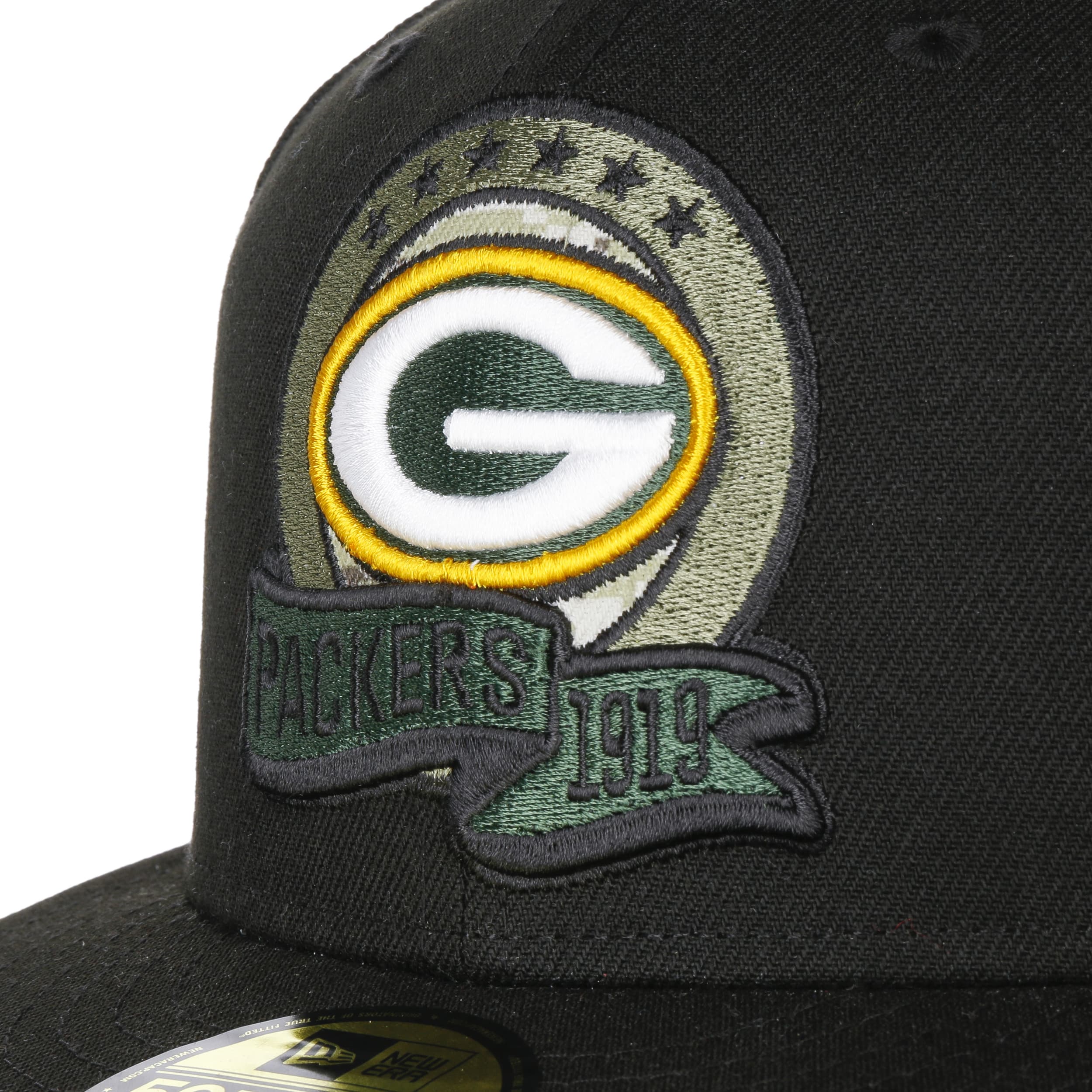 Green Bay Packers New Era NFL 59FIFTY Fitted Cap Hat Size 7 3/8 NFL