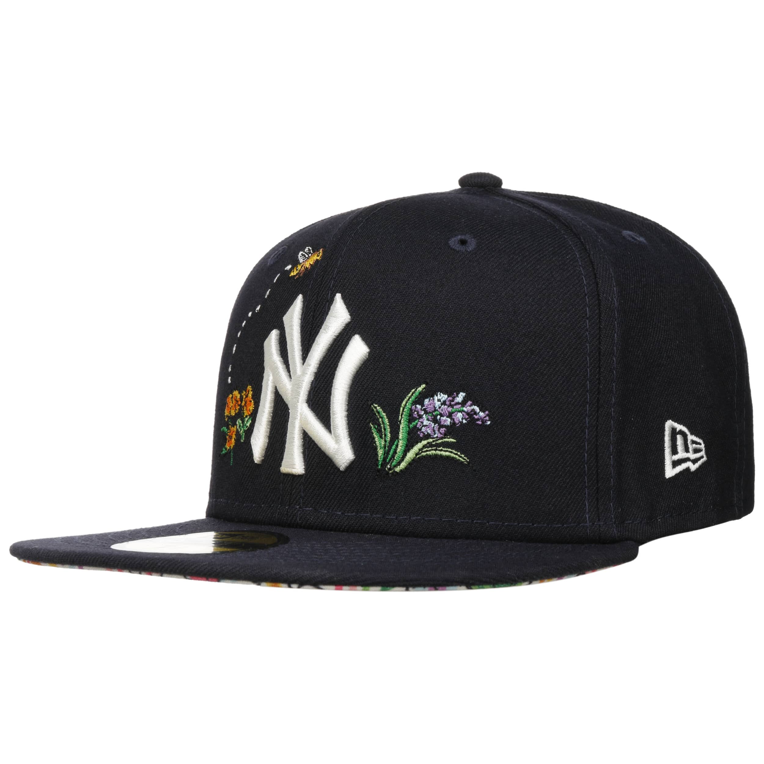 New Era New York Yankees MLB Black Fitted Hat Cap Adult Size 7 5/8