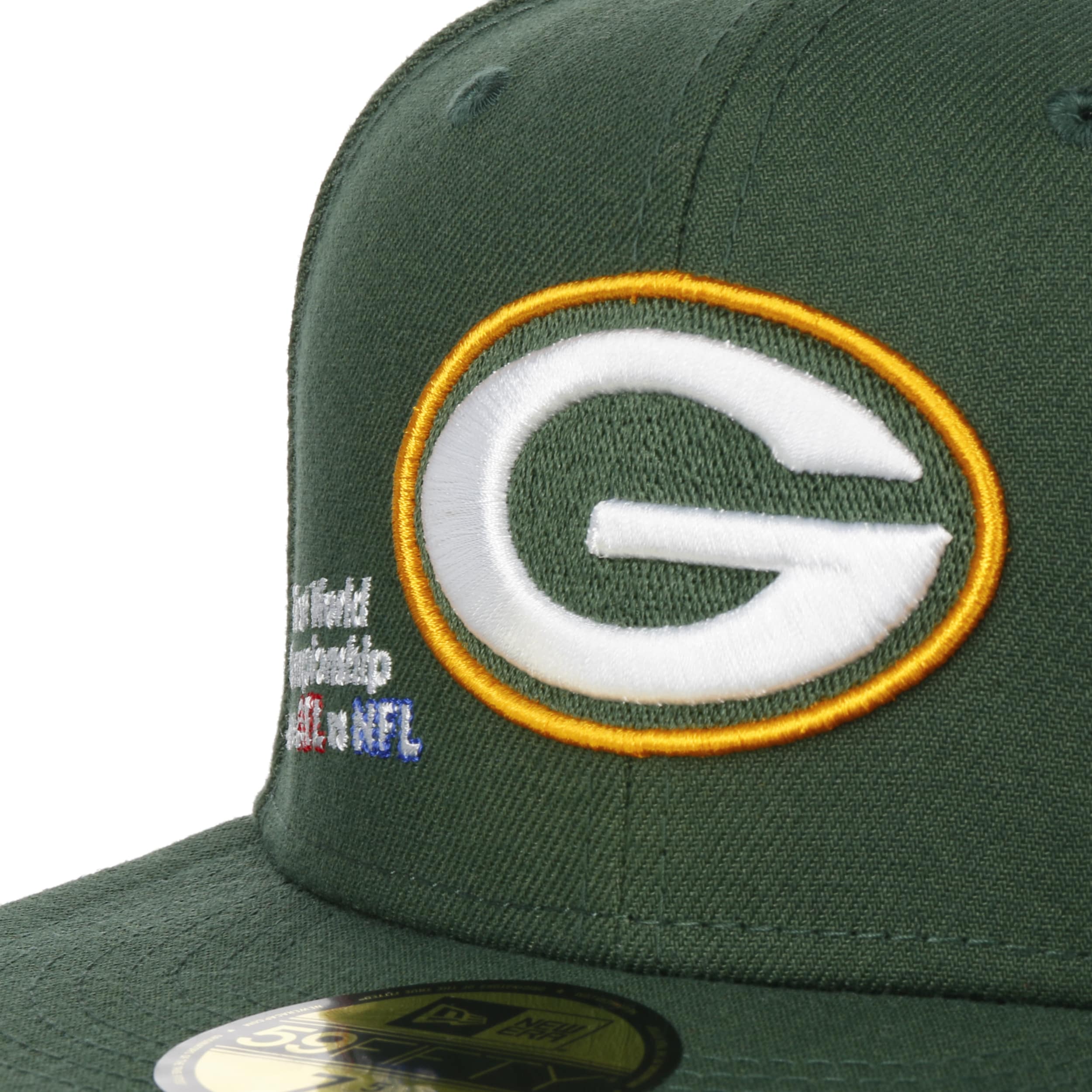 Green Bay Packers New Era NFL 59FIFTY Fitted Cap Hat Size 7 3/8 NFL