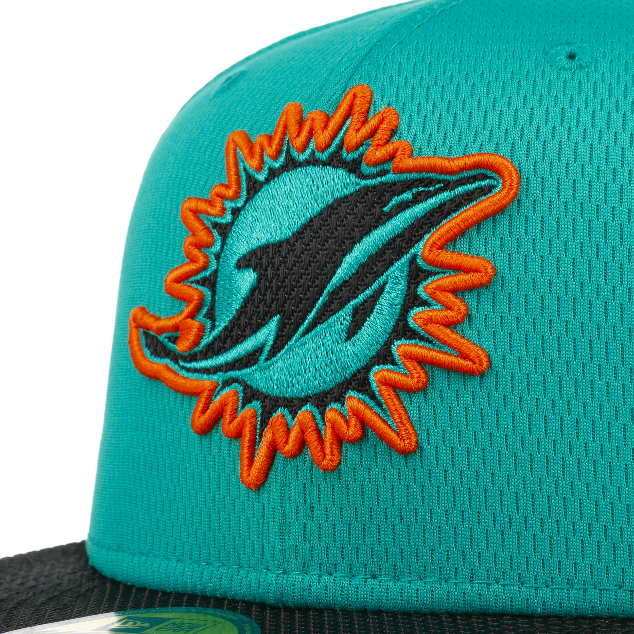 Miami Dolphins NFL Sideline 2023 Turquoise 59FIFTY Fitted Cap