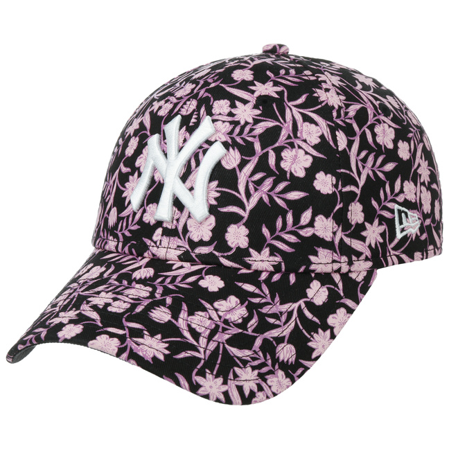 New York Yankees New Era 9FORTY Floral Metallic Womens Cap