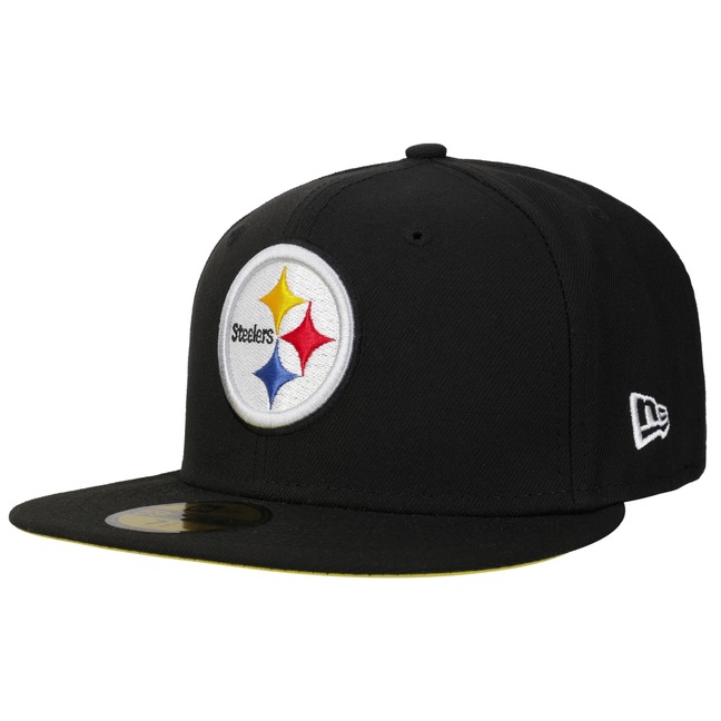 PITTSBURGH STEELERS 2003 NFL DRAFT OFF WHITE TROY NEW ERA FITTED CAP –  SHIPPING DEPT