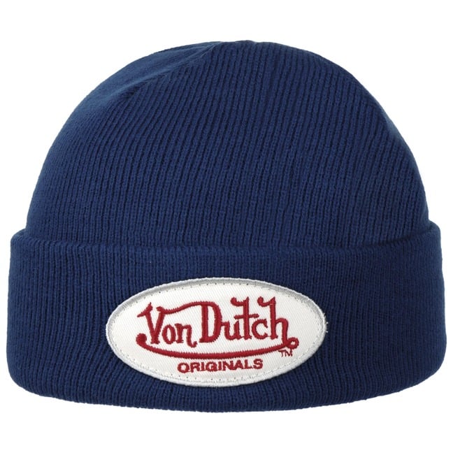 Von Dutch Originals Cuff Beanie Chocolate