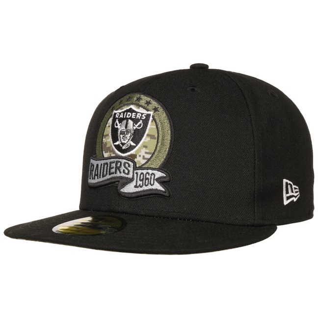 Men's Las Vegas Raiders New Era Black Bandana 59FIFTY Fitted Hat