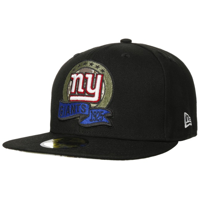 NY Giants NFC Big Blue 59Fifty Fitted NFL Sideline Cap White