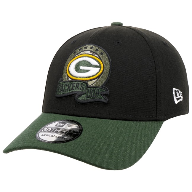 Green Bay Packers New Era 2023 Salute to Service 39THIRTY Flexfit Hat M/L Camo