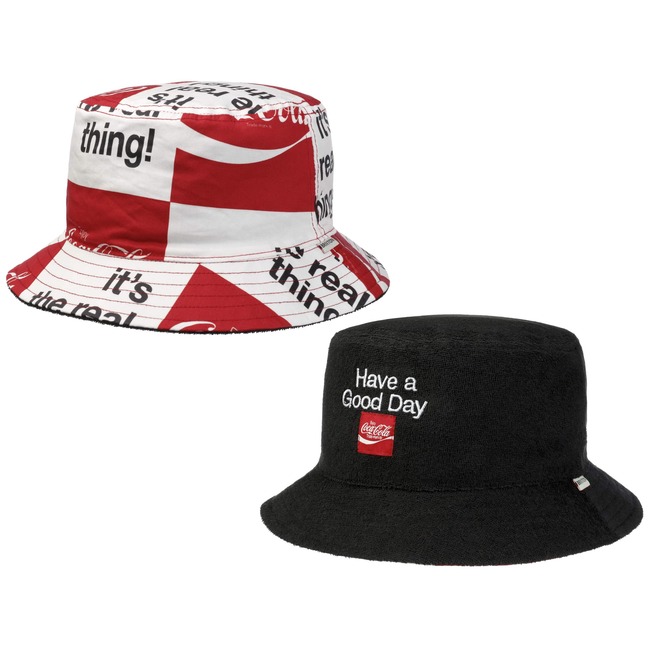 Coke Symbol It's A Real Thing Reversible Bucket Hat