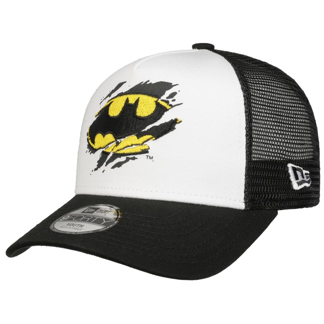 Jersey Hat - Black/Batman - Kids