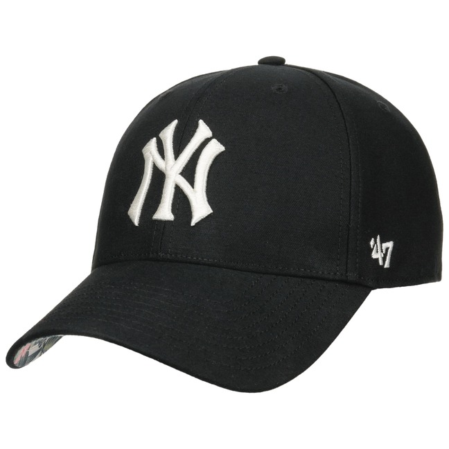 New Era Flat Brim 9FIFTY Flower New York Yankees MLB Black Snapback Cap