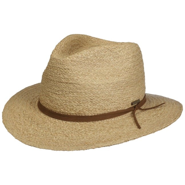 Classic Traveller Raffia Hat by Stetson - 79,00