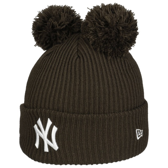 Double Pom MLB Yankees Beanie Hat by New Era 42 95